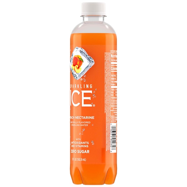 Sparkling Ice Sparkling Ice Peach Nectarine 17 oz., PK12 - FG00054