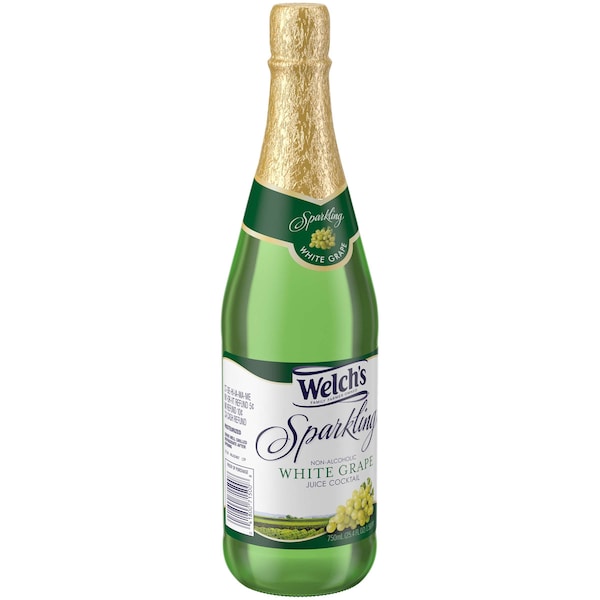 Welchs Welch's White Grape Sparkling Juice 25.4 fl. oz. Bottle, PK12 - WPD71550