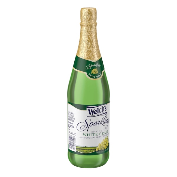 Welchs Welch's White Grape Sparkling Juice 25.4 fl. oz. Bottle, PK12 - WPD71550