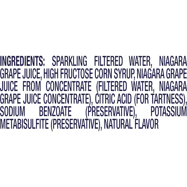Welchs Welch's White Grape Sparkling Juice 25.4 fl. oz. Bottle, PK12 - WPD71550