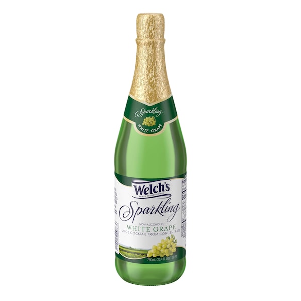 Welchs Welch's White Grape Sparkling Juice 25.4 fl. oz. Bottle, PK12 - WPD71550