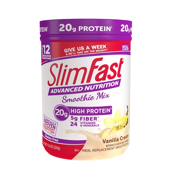 Slimfast Advanced Nutrition French Vanilla Smoothie Mix 11.4 oz., PK2 - 79002