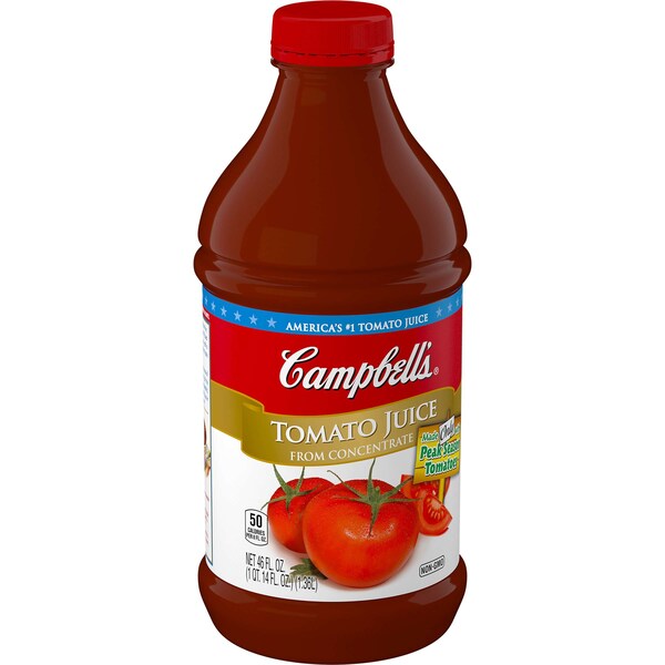 Campbells Campbell's Retail Tomato Juice 46 fl. oz. Bottle, PK6 - 000021248