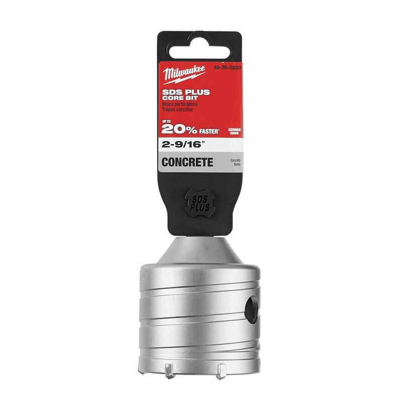Broca de núcleo de carburo para albañilería SDS-PLUS de 2-9/16 pulgadas - 48-20-5230