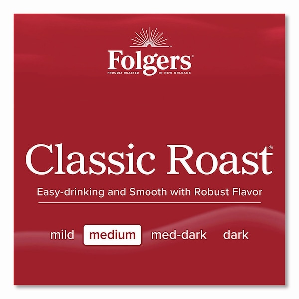Folgers Coffee, Classic Roast, 1.2 oz Packets, PK42 PK - FOL20457