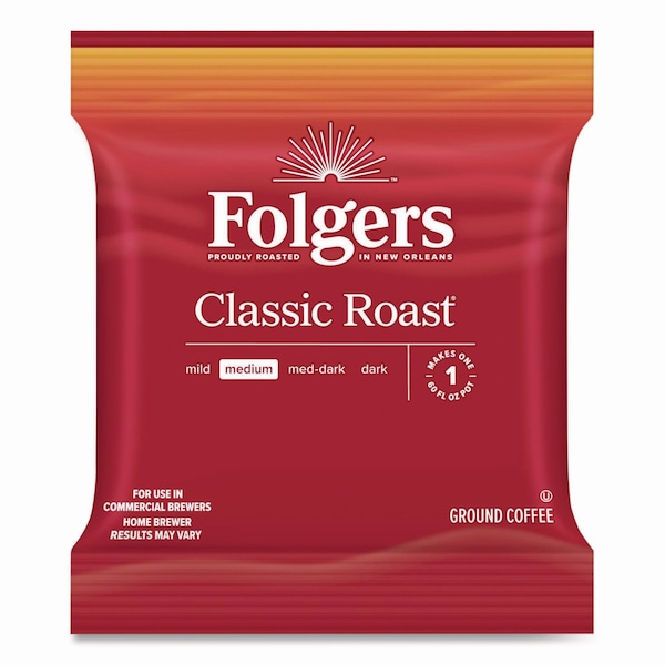 Folgers Coffee, Classic Roast, 1.2 oz Packets, PK42 PK - FOL20457