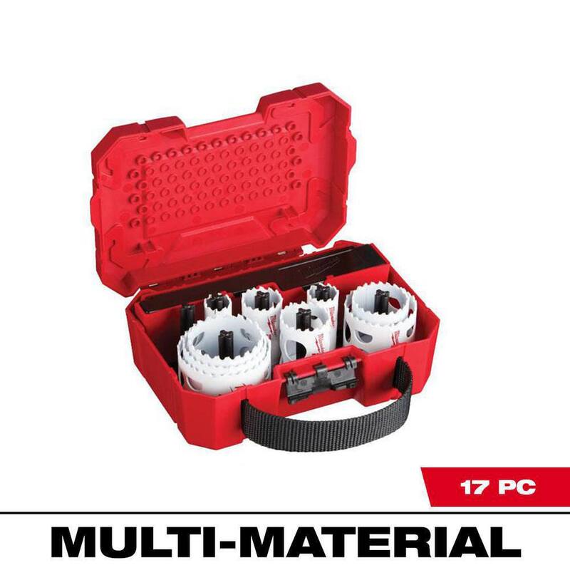 Juego de sierras de perforación bi-metálicas para propósito general Milwaukee Hole Dozer (17 piezas) - 49-22-4029