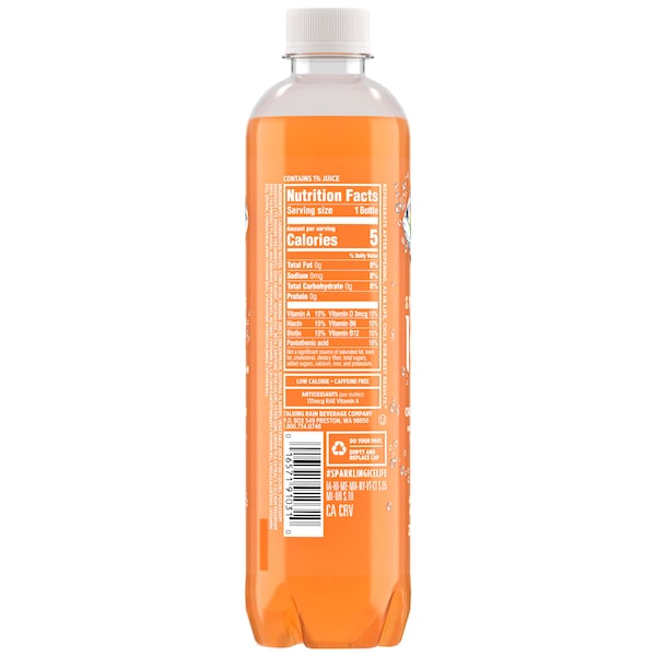 Sparkling Ice Sparkling Ice Orange Mango 17 oz.bottles, PK12 - FG00016