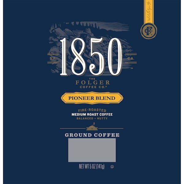 Folgers Folgers 1850 5 oz. Ground Pioneer Blend, PK24 - 2550021515