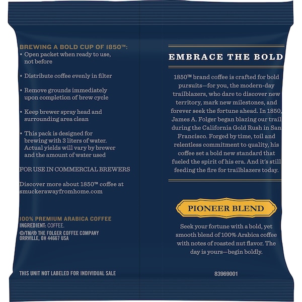 Folgers Folgers 1850 5 oz. Ground Pioneer Blend, PK24 - 2550021515