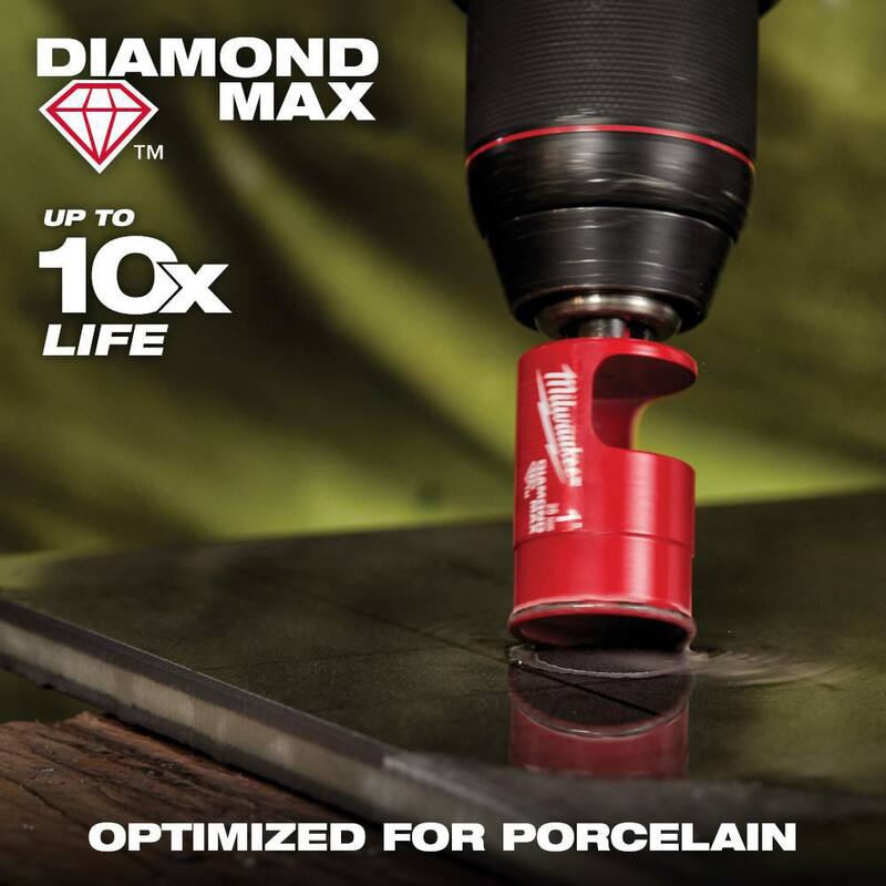 Milwaukee 1/2 pulgadas Diamond Max Hole Saw - 49-56-0511