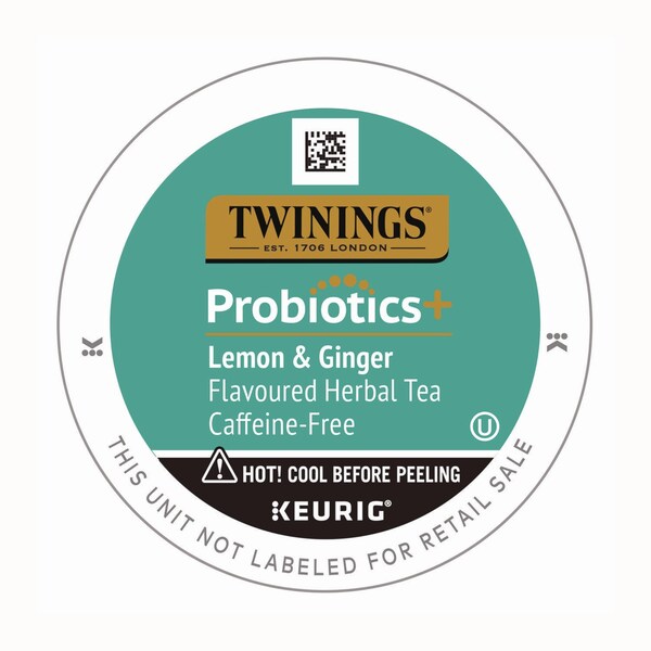 Twinings Probiotics+ Herbal Lemon and Ginger Tea, 24PK - TNA23050