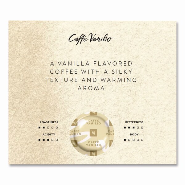 Nespresso Professional Caffe Vanilio Espresso Pods, 50PK - 8896.84