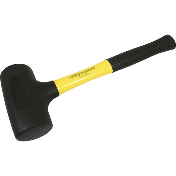 Dynamic Tools 3lb Dead Blow Hammer, Fiberglass Handle - D041069