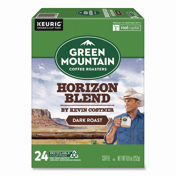 Green Mountain Coffee Horizon Blend by Kevin Costner Coffee K-Cups, 0.37 oz, 24PK - 5000379575