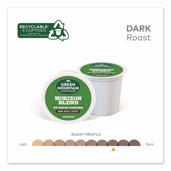 Green Mountain Coffee Horizon Blend by Kevin Costner Coffee K-Cups, 0.37 oz, 24PK - 5000379575
