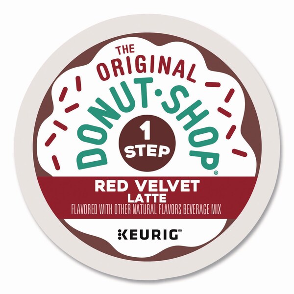 The Original Donut Shop Red Velvet One-Step Latte K-Cup, 20PK - 5000362053