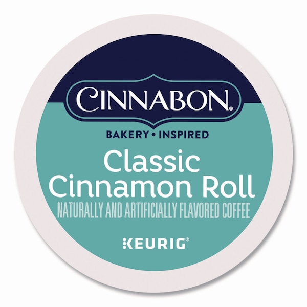 Cinnabon Classic Cinnamon Roll Coffee K-Cups, 0.33 oz, 48PK - 5000331016