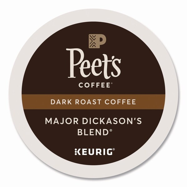 Peets Coffee & Tea Major Dickason's Blend K-Cups, 0.44 oz, 88PK - 65470
