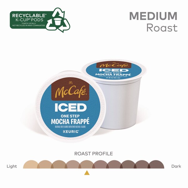 Mccafe Mocha Frappe Iced Coffee Keurig K-Cup Pods, 20PK - 5000372394