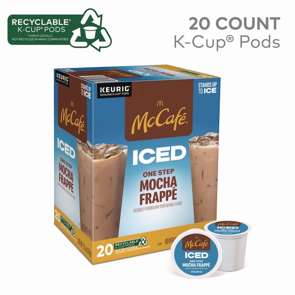 Mccafe Mocha Frappe Iced Coffee Keurig K-Cup Pods, 20PK - 5000372394