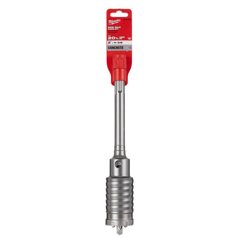 Broca de nucleo SDS-MAX de 2 pulgadas x 11-3/8 pulgadas - 48-20-5408