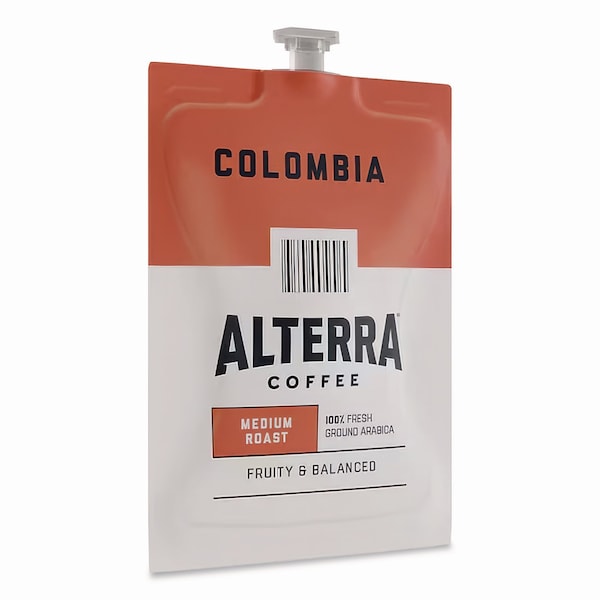 Alterra Coffee Freshpack Pods, Colombia, Medium Roast, 0.28 oz, 100PK - MDRA180