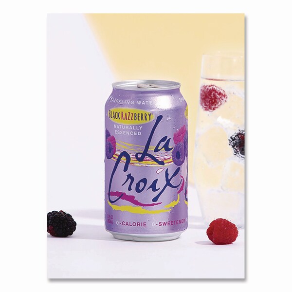 Lacroix Sparkling Water, Black Razzberry, 12 oz Can, 24PK - NAV40112