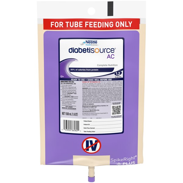 Nestle Nestle Diabetisource Ac Dietary Aid Variety Pack 50.7 fl. oz. Bag, PK4 - 10043900365838