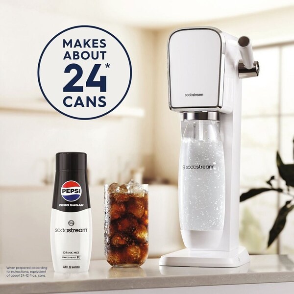 Sodastream Zero Sugar Beverage Mix, Water, Pepsi, 14.9 fl-oz Bottle - 1924202011