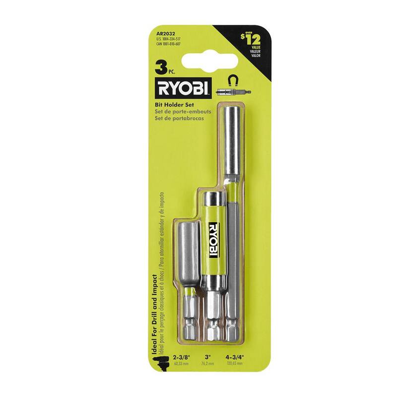 Juego de soportes para puntas de impacto RYOBI (3 piezas) - AR2032