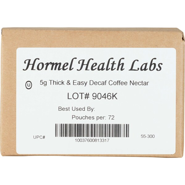 Hormel Healthlabs Instant Thickened Coffee Mix Clear- Nectar - IDDSI Level 2, PK72 - 81331