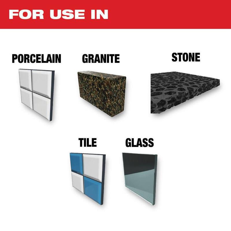 Sierra de corona de diamante Milwaukee de 5/16 pulgadas - 49-56-0507.