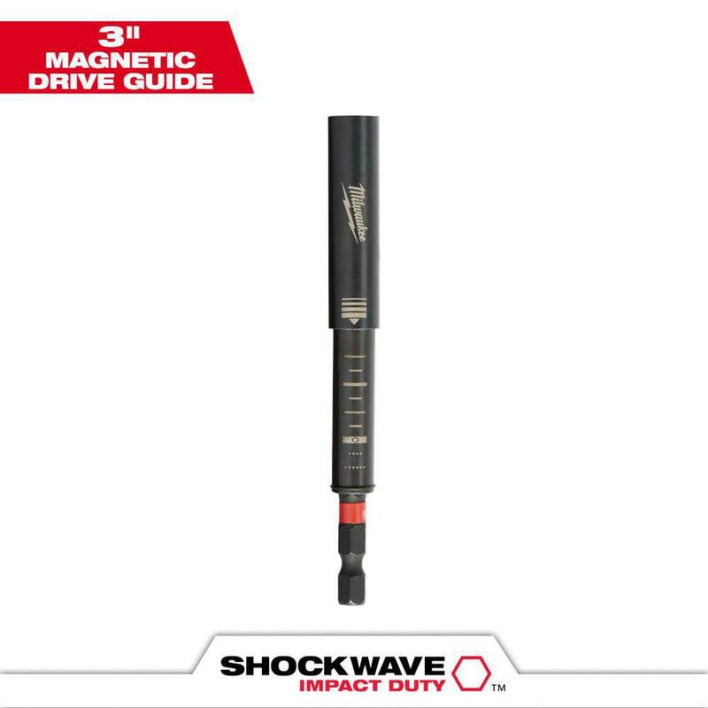 Milwaukee SHOCKWAVE Impact Duty 3 pulgadas Guía de Conducción Magnética - 48-32-4508
