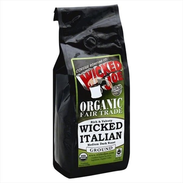 Wicked Joe Coffee WICKED JOE COFFEE COFFEE GROUND ITAL D ROST-12 OZ -Pack of 6 - 145465