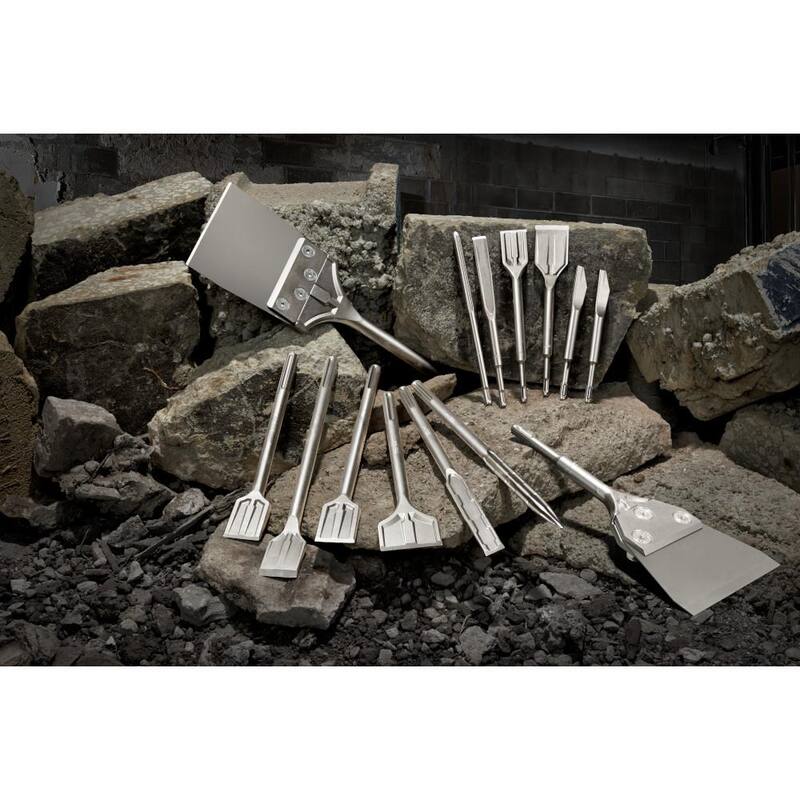 Martillo de cincel plano Milwaukee 3/4 pulg. x 10 pulg. SLEDGE SDS-PLUS - 48-62-6052.