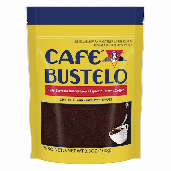 Folgers Cafe Bustelo Instant Coffee, Espresso, 3.5 oz Packet - FOL11167