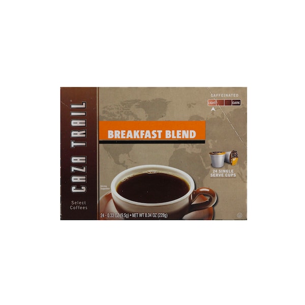 Caza Trail Caza Trail Single Cup Breakfast Blend Coffee, PK96 - 0A369834221