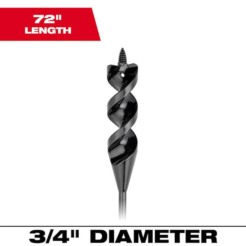 Broca de Cable de 3/4 de pulgada x 72 pulgadas - 48-13-8375