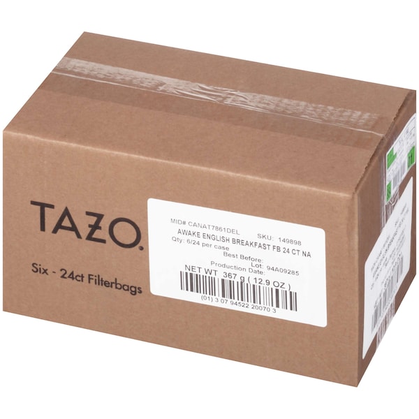 Tazo Tazo English Breakfast Tea Bag, PK144 - 00794522200702