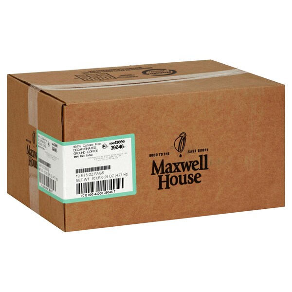 Maxwell House Maxwell House Decaffeinated Ground Coffee 8.75 oz., PK19 - 00043000390467