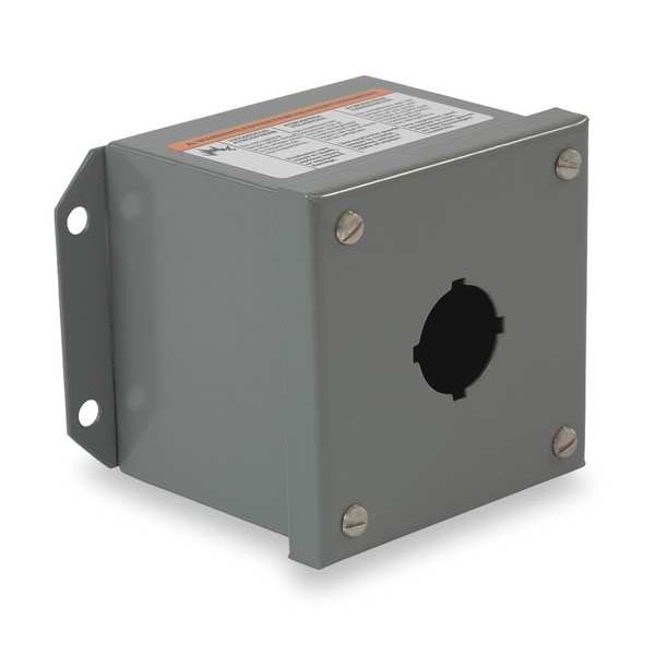 Caja de empalme para botón pulsador Schneider Electric, 30mm, 5.24 pulgadas, Metal - 9001KYAF1