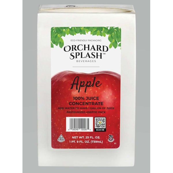 Orchard Splash Orchard Splash-25 oz. Concentrate Apple 100%, PK12 - 12026