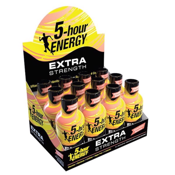 5 Hour Energy 5-hour Energy Extra Strength Sugar Free Strawberry/Banana Energy Shot 1.93 oz - 786127