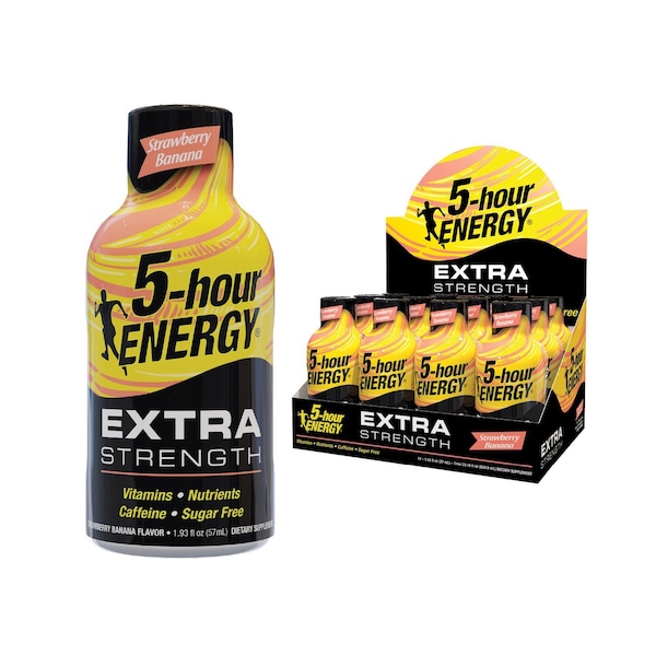 5 Hour Energy 5-hour Energy Extra Strength Sugar Free Strawberry/Banana Energy Shot 1.93 oz - 786127