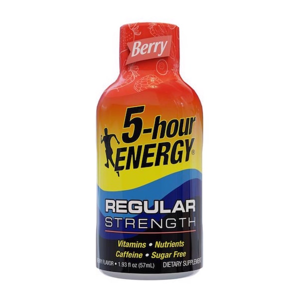 5 Hour Energy 5-hour Energy RegularStrength Sugar Free Berry Energy Shot 1.93 oz - 500181
