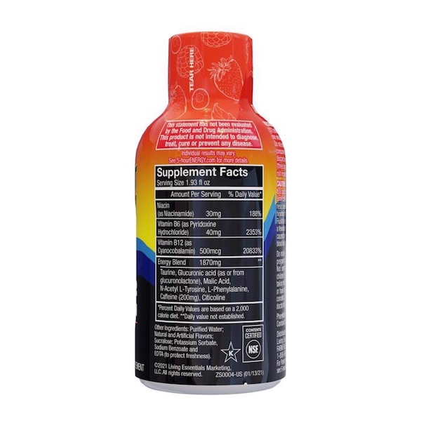 5 Hour Energy 5-hour Energy RegularStrength Sugar Free Berry Energy Shot 1.93 oz - 500181