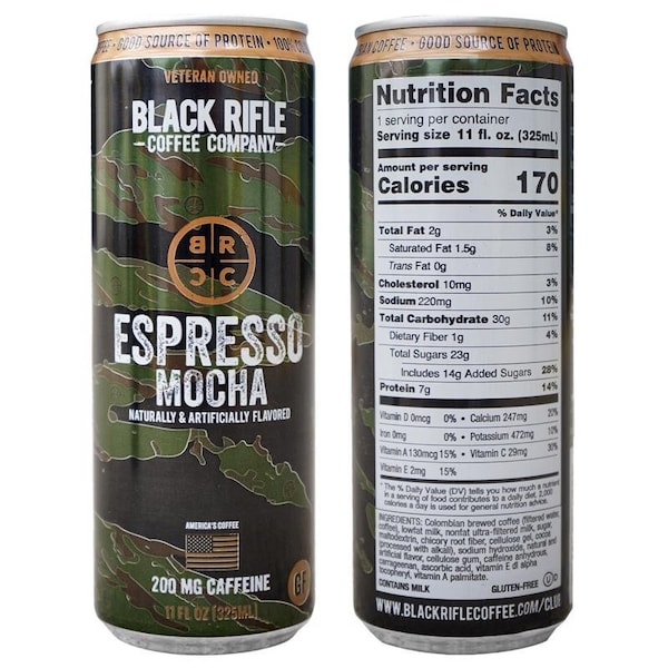 Black Rifle Coffee Co Black Rifle Coffee Company RTD Espresso Mocha Espresso Coffee 1 pk - 36-003-01C