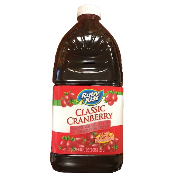 Ruby Kist Ruby Kist Foodservice Cranberry Juice Cocktail 64 fl. oz., PK8 - 1400864RKFS