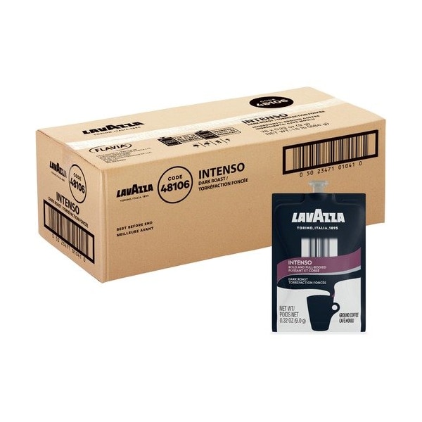 Lavazza Coffee, Freshpack, Dark Roast, Intenso, 0.32oz, 7BN, 76PK - LAV48106